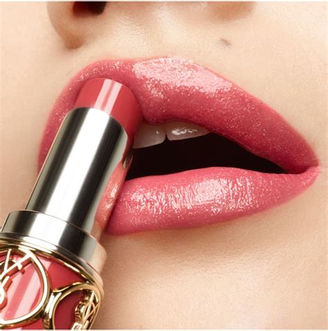 ysl rouge volupte rock'n shine pink bass